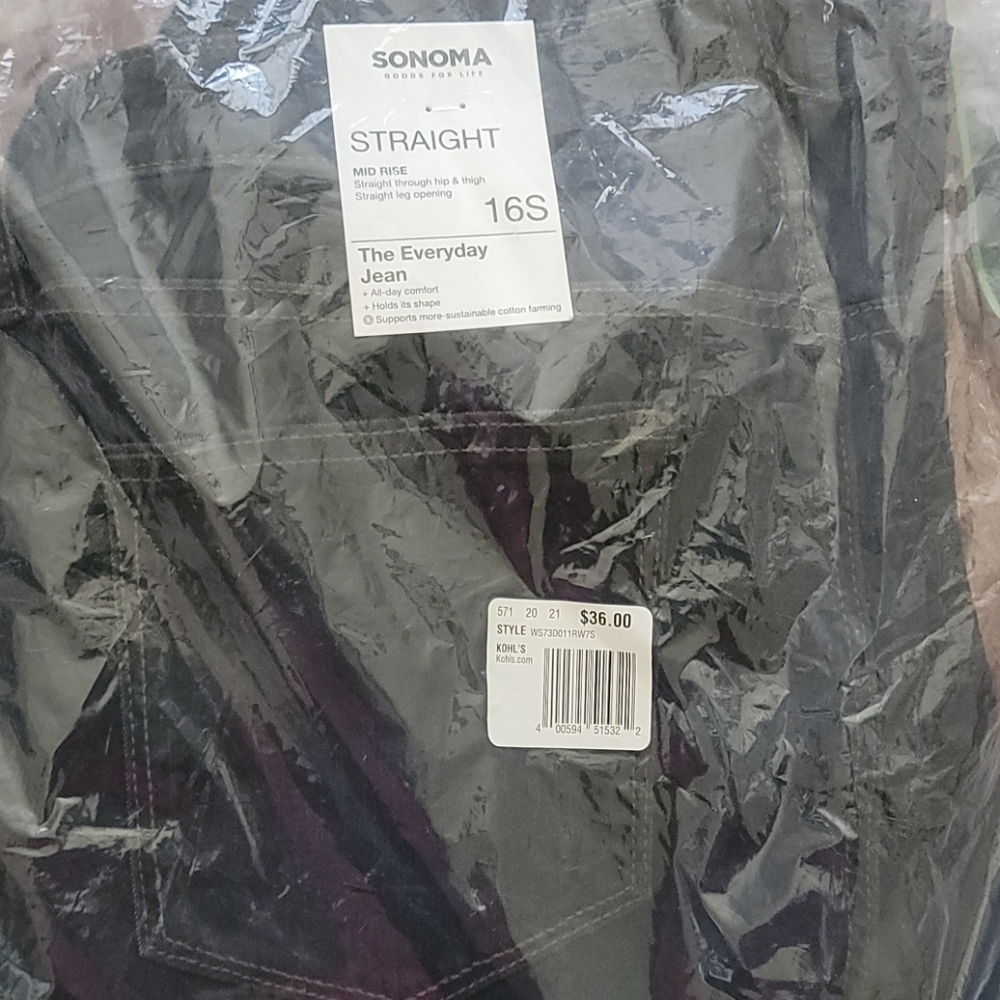 Sonoma straight jeans